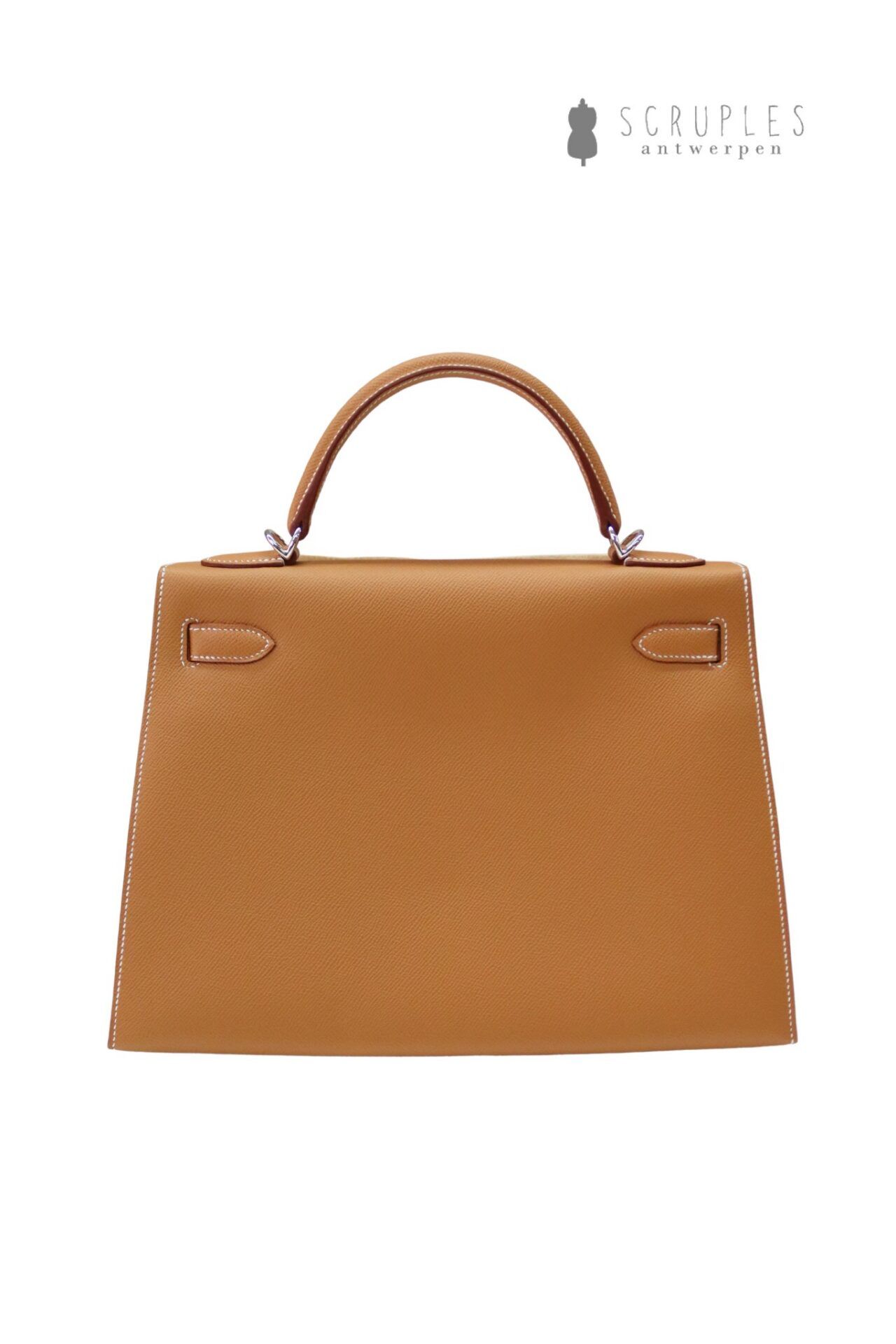 Hermès Kelly II Sellier 32 Kalf Epsom 37 Goud Handtas - Afbeelding 4