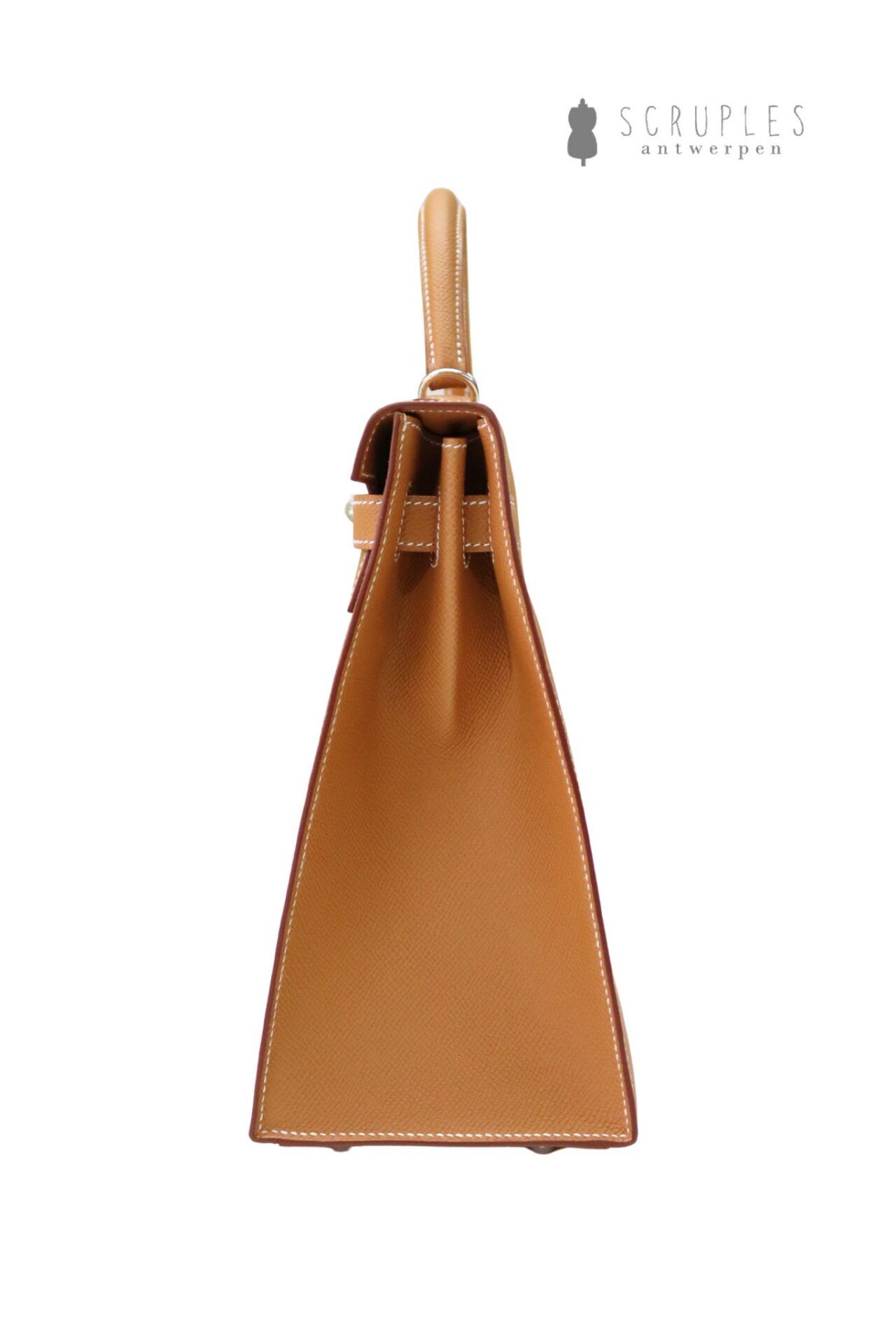Hermès Kelly II Sellier 32 Kalf Epsom 37 Goud Handtas - Afbeelding 3