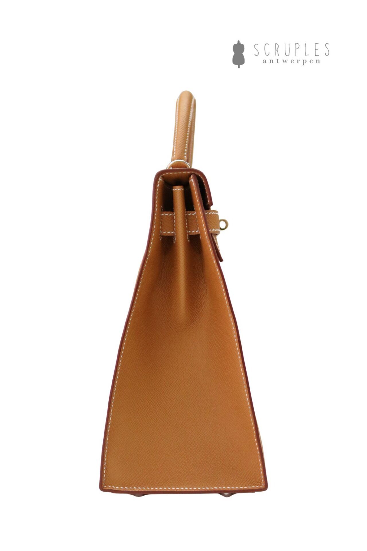 Hermès Kelly II Sellier 32 Kalf Epsom 37 Goud Handtas - Afbeelding 5