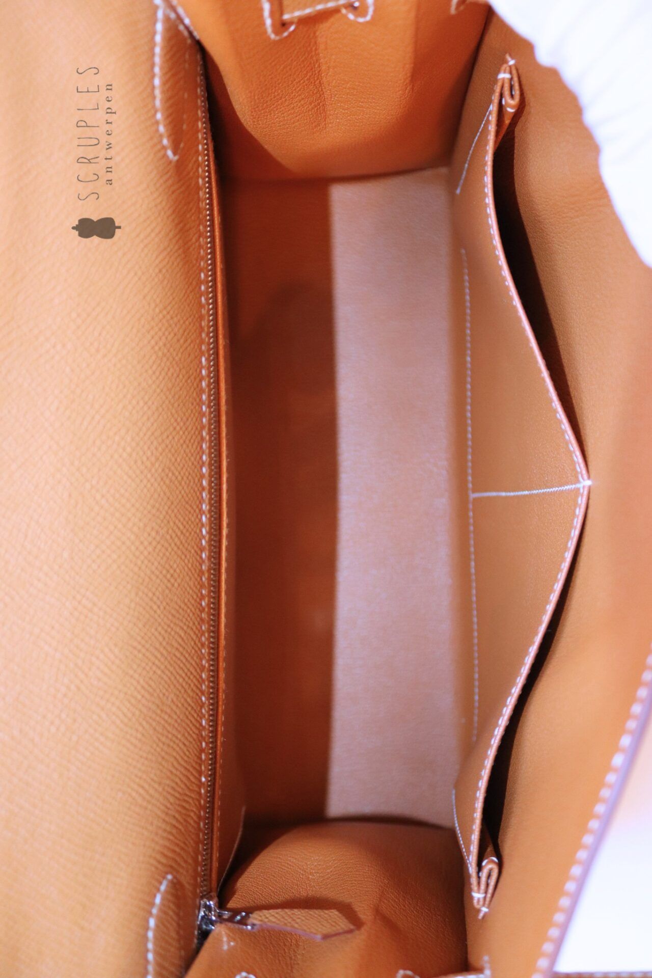 Hermès Kelly II Sellier 32 Kalf Epsom 37 Goud Handtas - Afbeelding 16